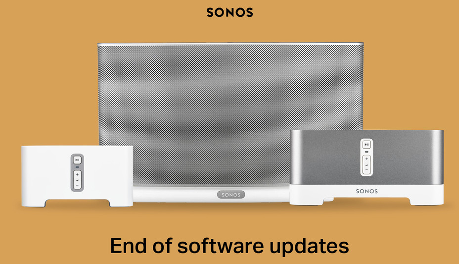 Sonos Announcement End of software updates on legacy equipment
